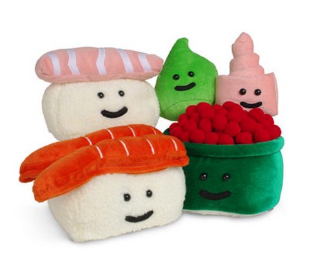c4a6 plush sushi